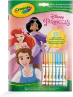 Crayola Disney Libër Aktivitetesh: Ngjyrosja e Princeshave dhe 7 Markera